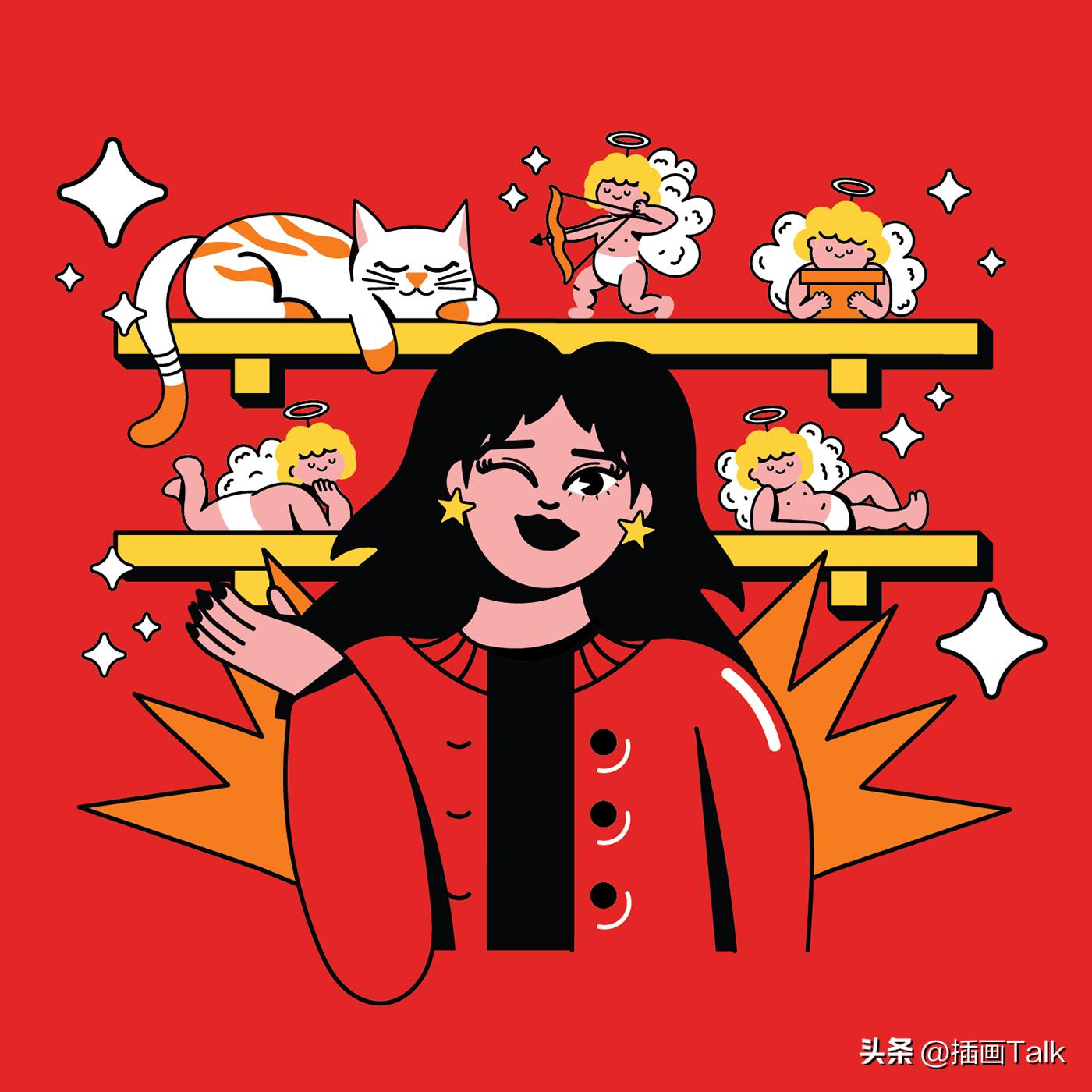 意大利插画师marina视频,插画师marissagarner绘画作品