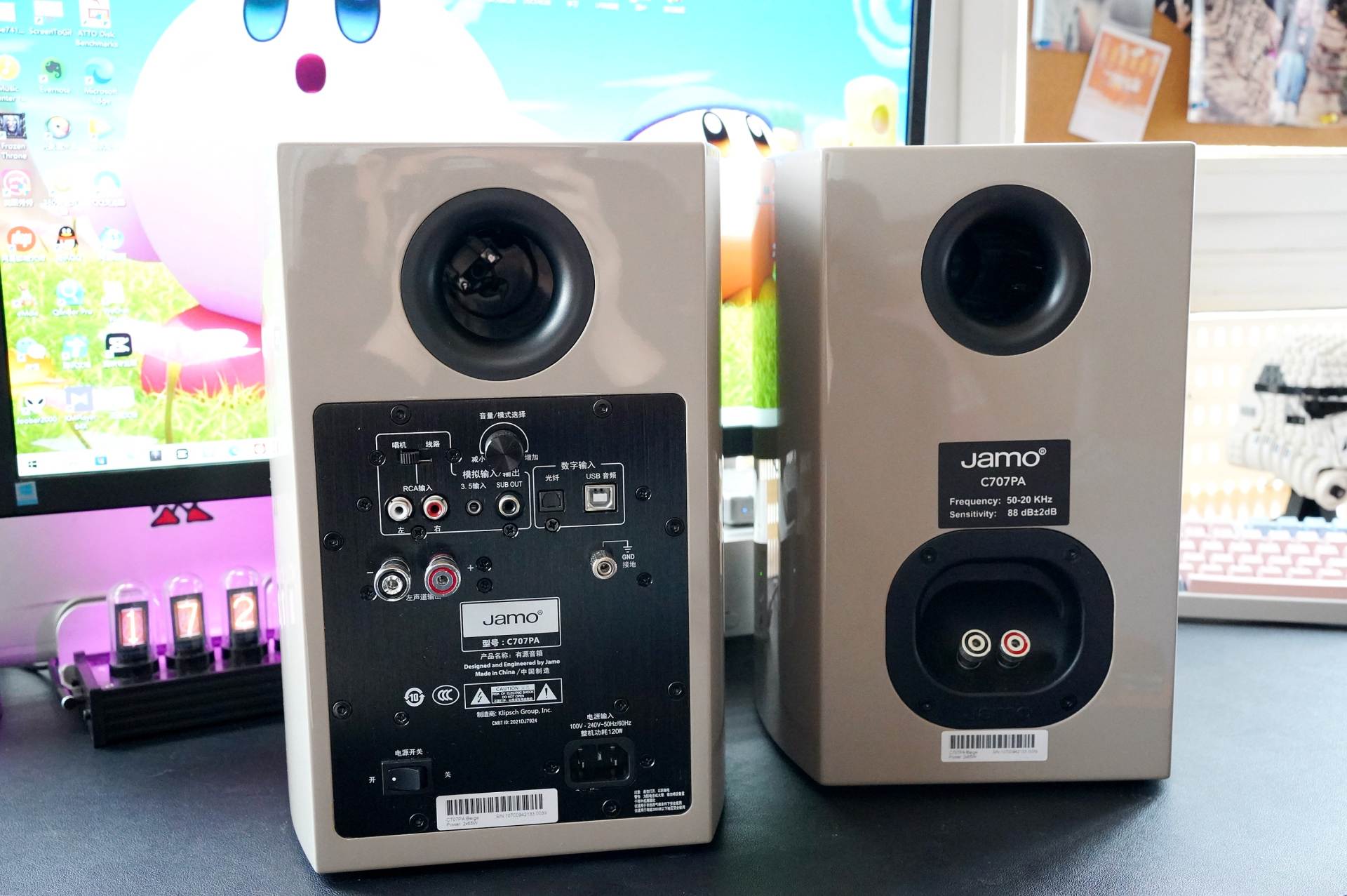 丹麦jamo尊宝c707pa测评,发烧hifi桌面功放