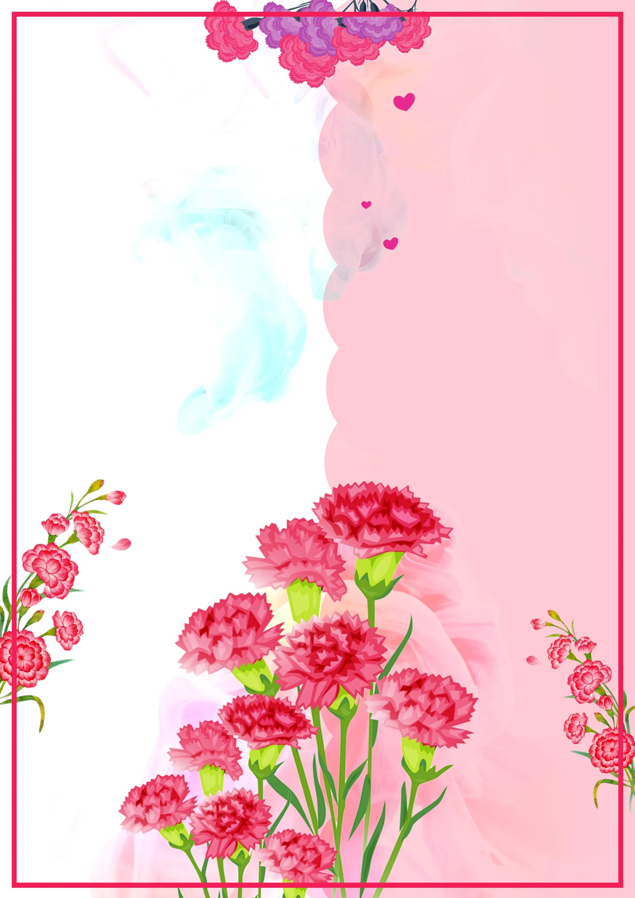 康乃馨花束壁纸,康乃馨壁纸手机超清全面屏