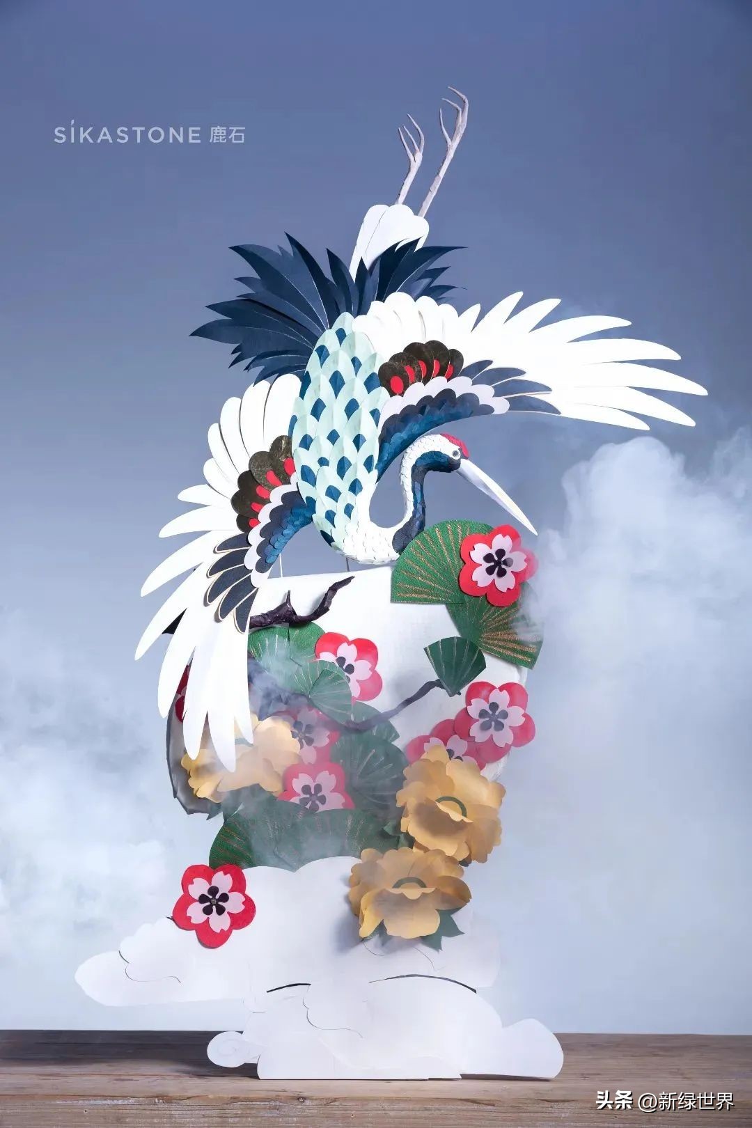 纸艺作品绘画,千变万化的纸艺术作品