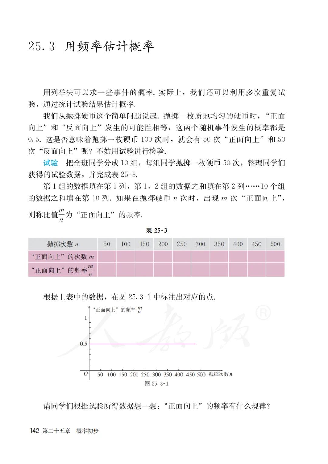 人教版初三上册数学课本目录,初三九年级上册数学书人教版