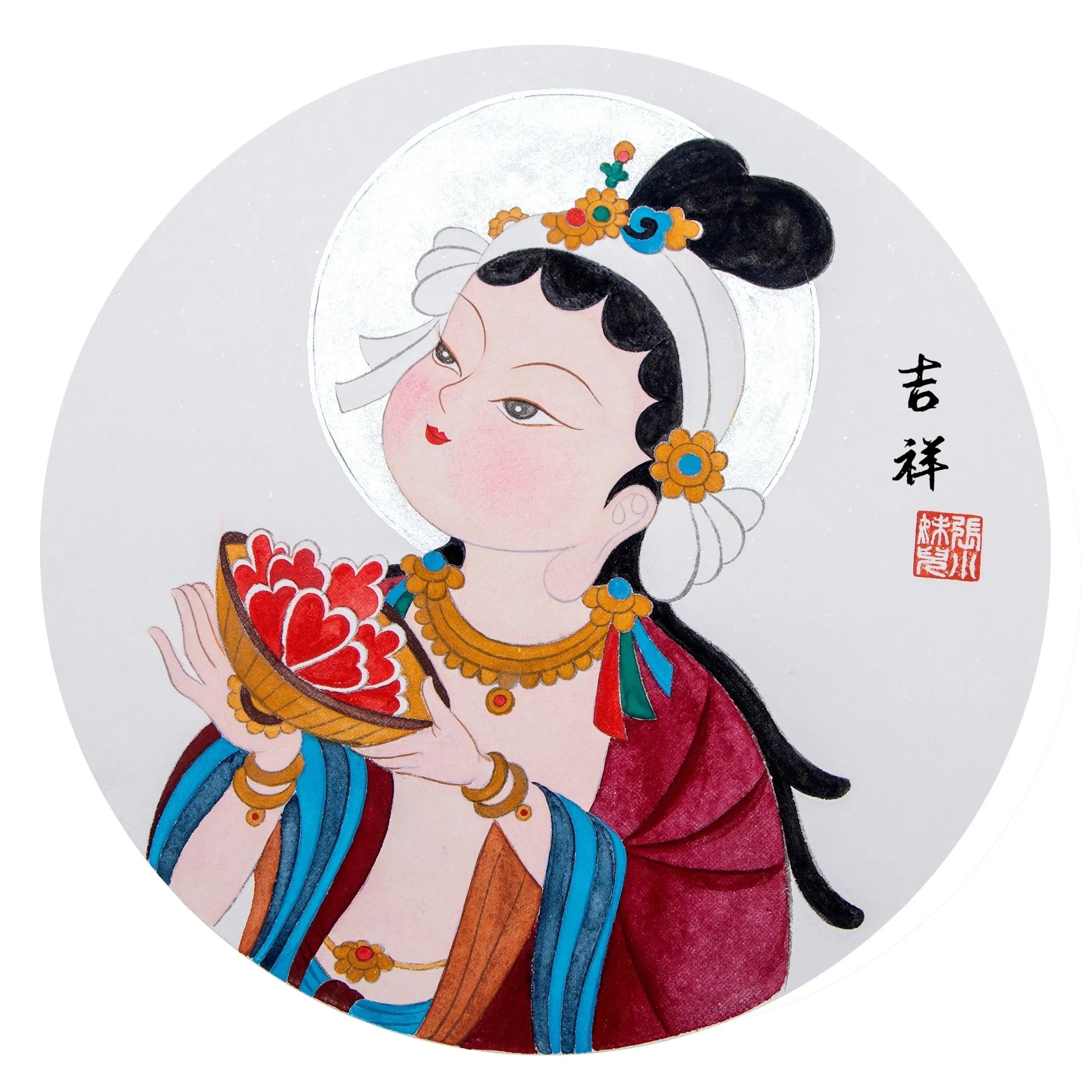 一花一世界一菩提的小和尚头像,可爱又沙雕的菩萨头像