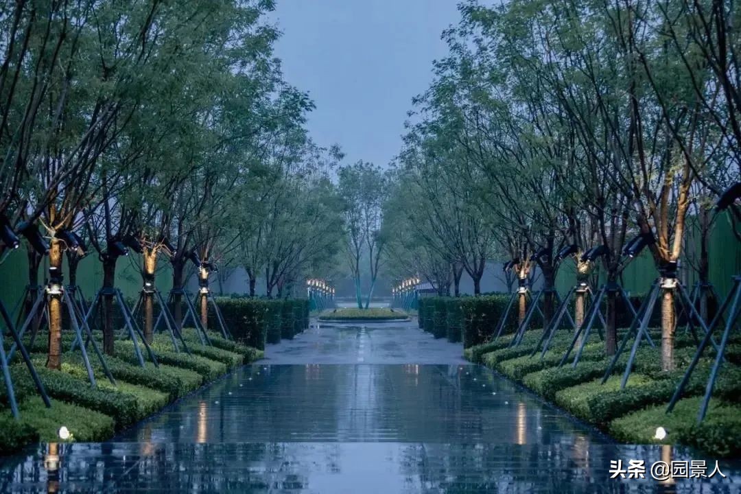 标杆房企园林景观工序,最新热销地产项目景观设计全解密