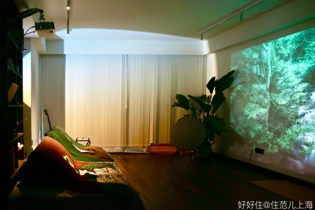 独居75㎡，大落地窗+电影院客厅，狠狠羡慕了