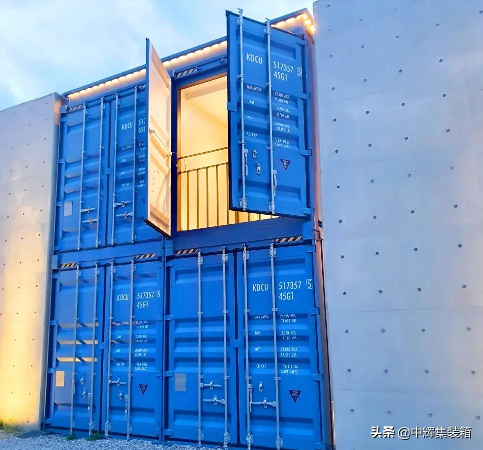 用集装箱打造的多功能咖啡馆设计,集装箱改造简约轻奢风咖啡厅