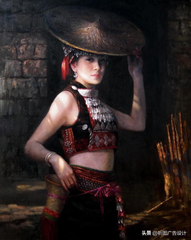 中国艺术人物油画欣赏,中国油画人物大师作品欣赏