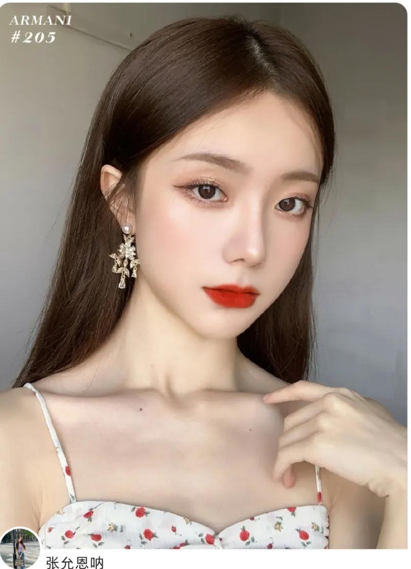 刘亦菲用阿玛尼口红,刘亦菲推荐口红