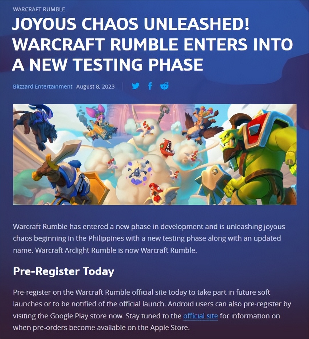 魔兽大作战手游什么时候公测,魔兽大作战手游