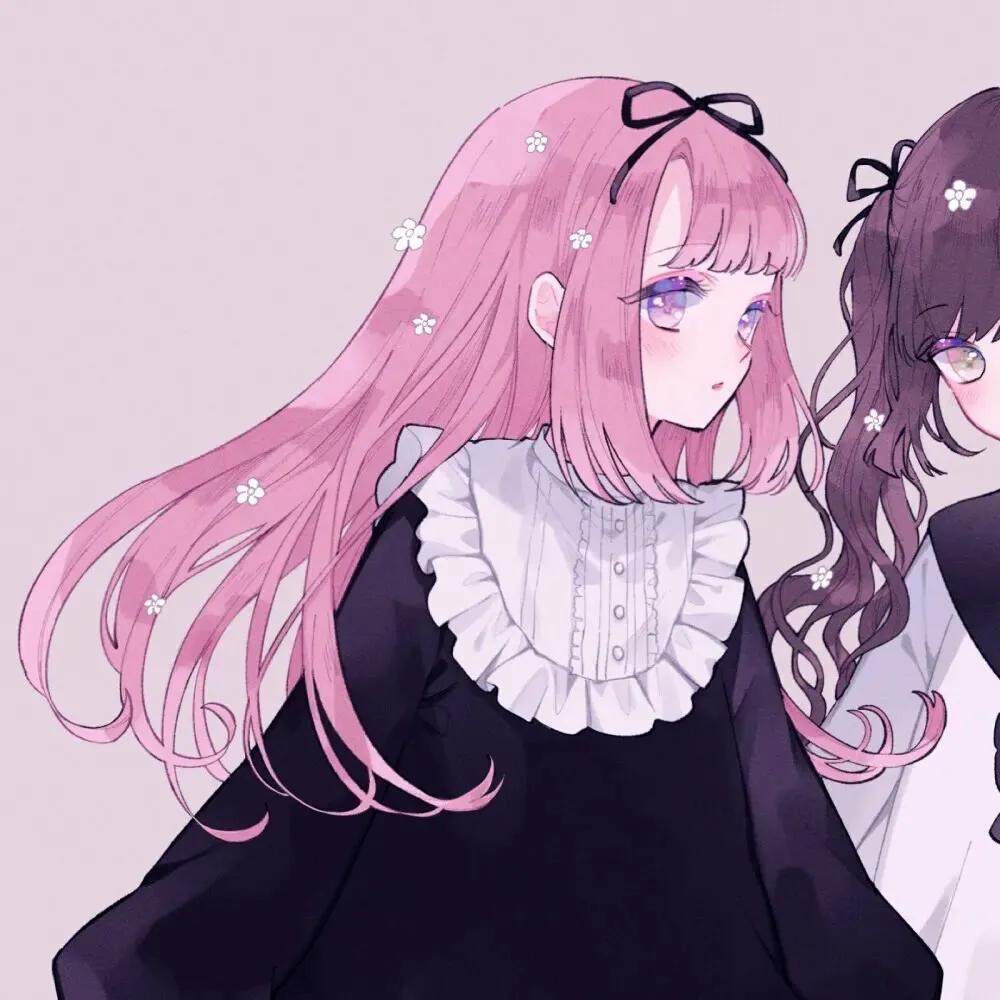 萌妹的闺蜜头像二人,闺蜜头像可爱双人专用