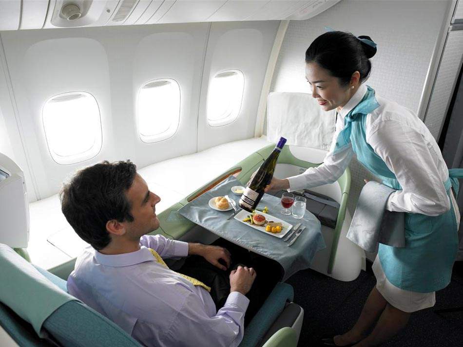 大韩航空777-200头等舱,大韩航空a330-300头等舱