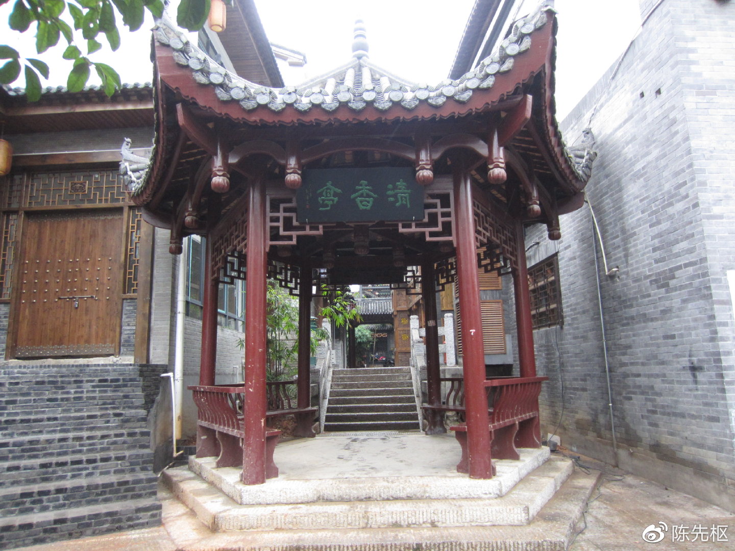 湖南长沙芙蓉区古风景点,长沙古园林