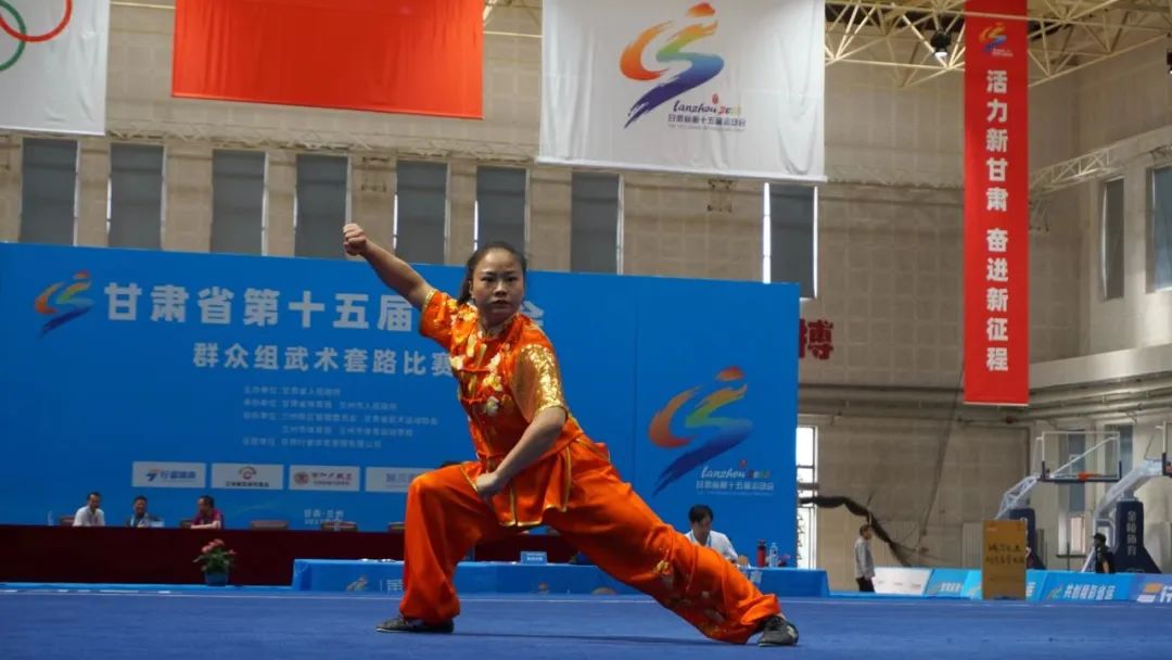 看省运|群众组武术套路比赛兰州市体校开赛