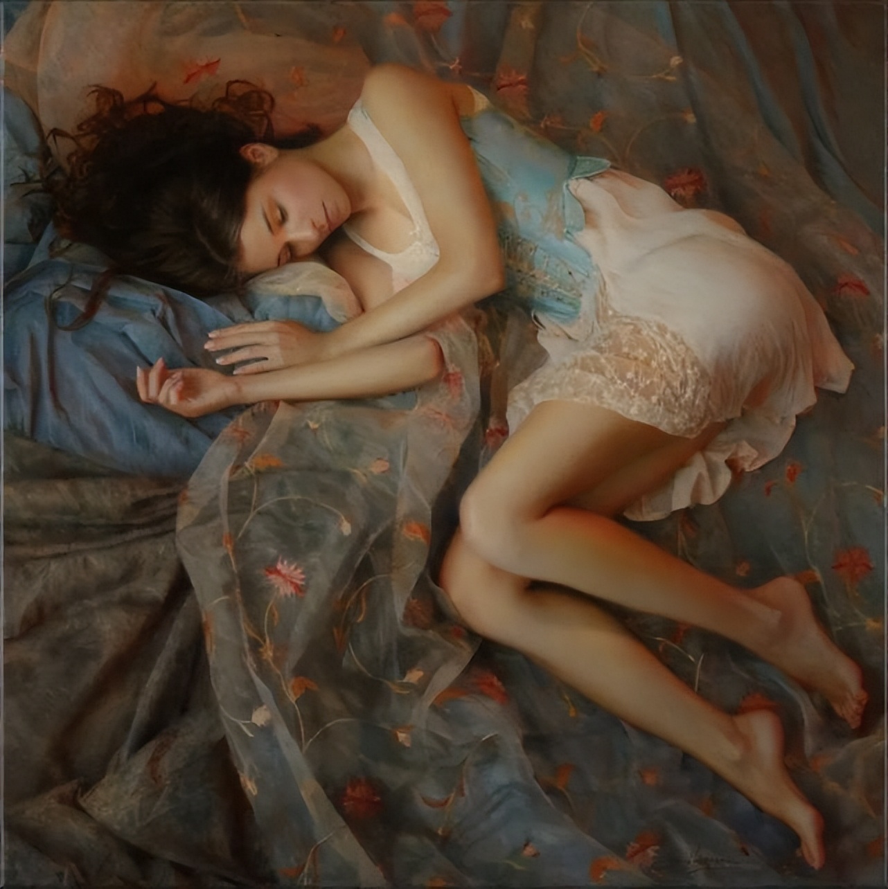 俄罗斯艺术家玛丽娜绘画,俄罗斯玛丽娜的画