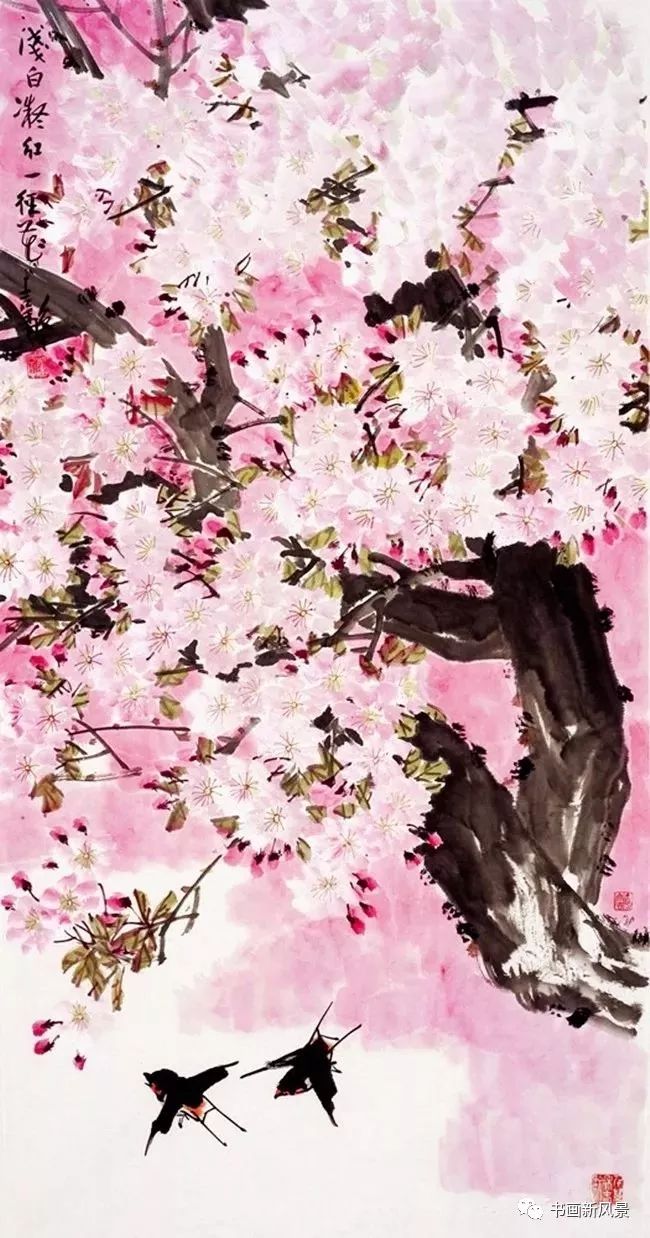 十大名家画,名家画梅100幅画