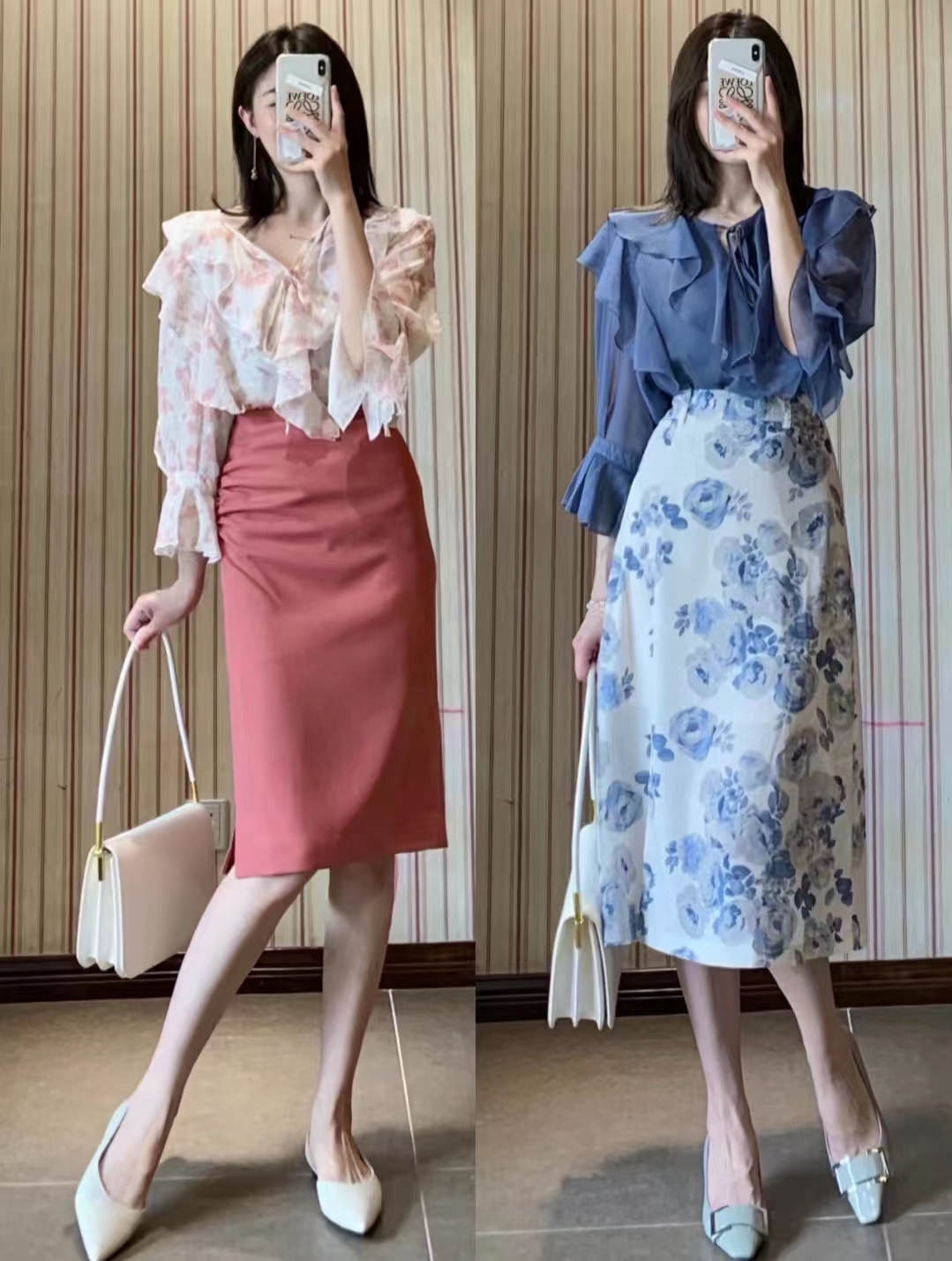 裙子气质高贵优雅知性30岁,有气质的女人都喜欢穿过膝裙