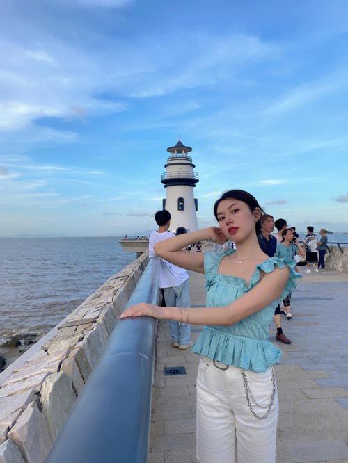 广东海丰梅陇河边夜景,中国第一滩广东茂名夜景