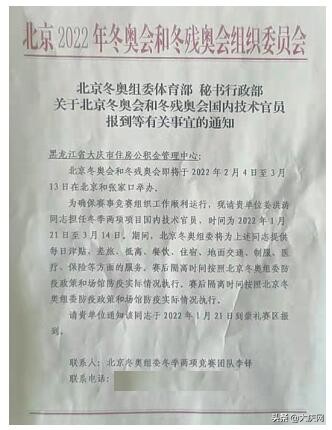 冬奥会大庆运动员,北京冬奥会裁判队伍