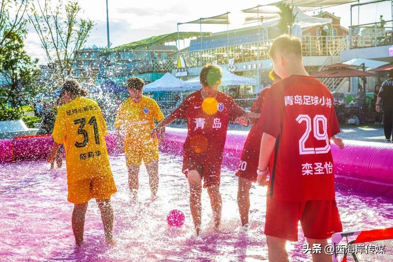 水上足球赛精彩纷呈,竞放势能水上足球