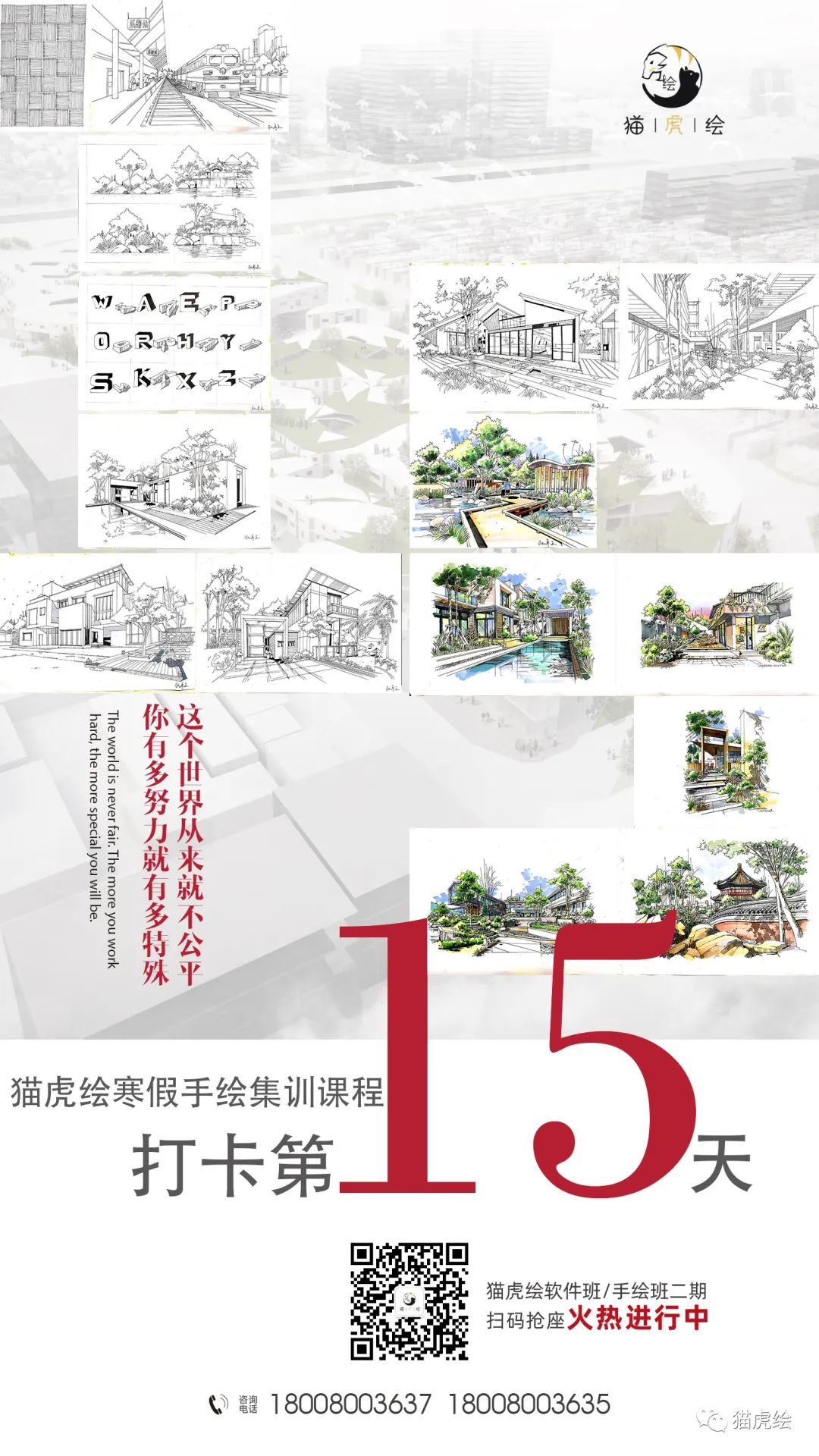 2022猫虎绘暑假手绘班招生简章「线上+线下」