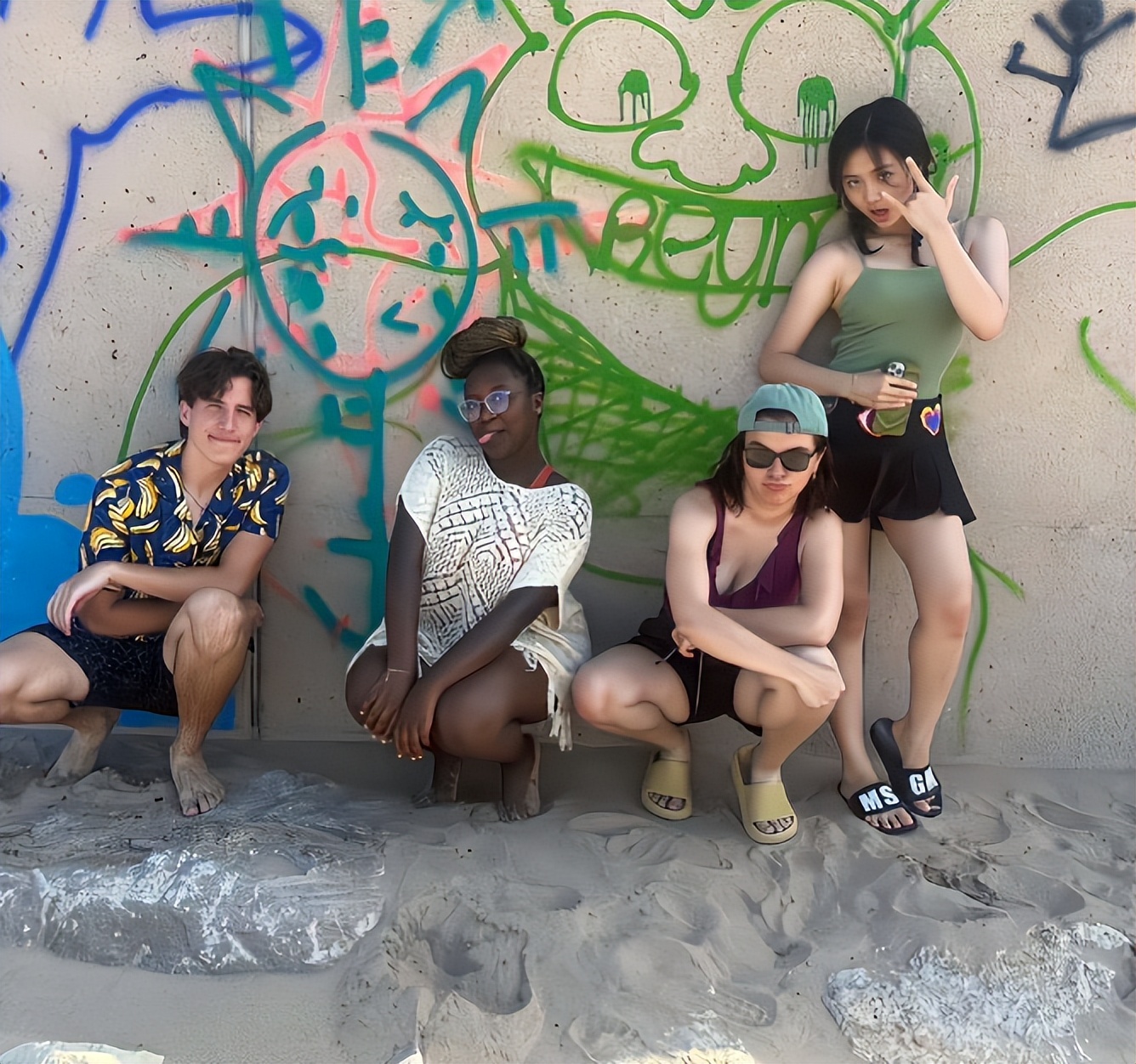 黄磊的女儿穿情侣装,黄磊女儿出国留学