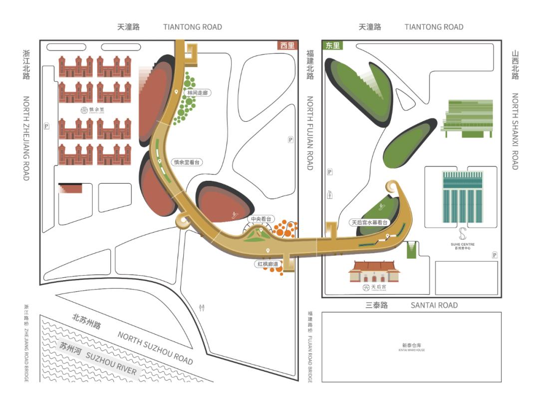 上海苏河湾万象天地和五角场,上海苏河湾万象天地
