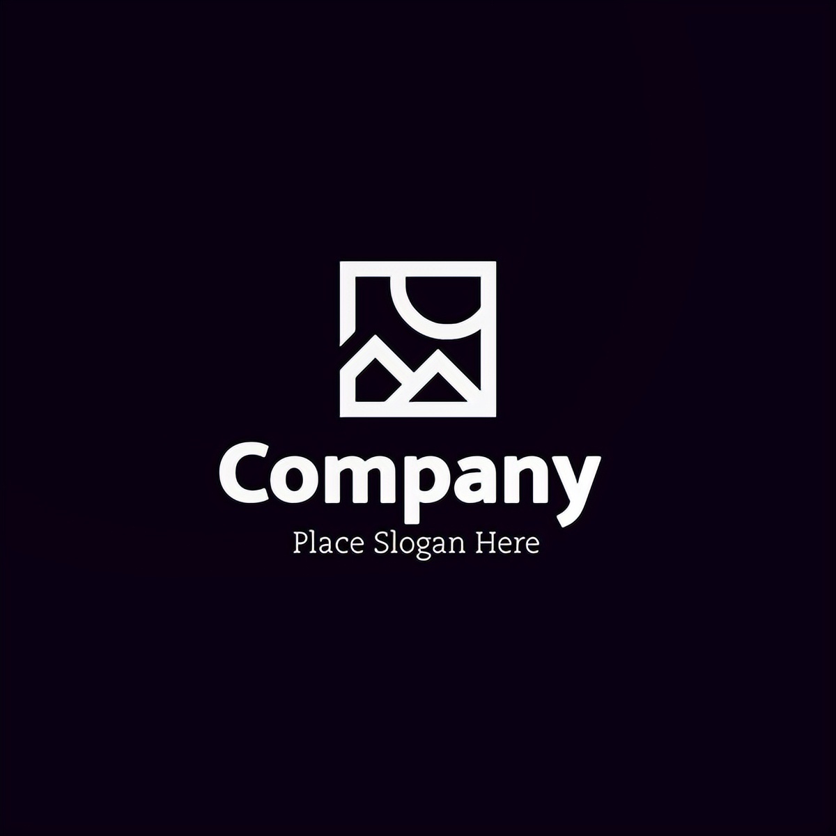 清新自然的标志设计,logo设计青山