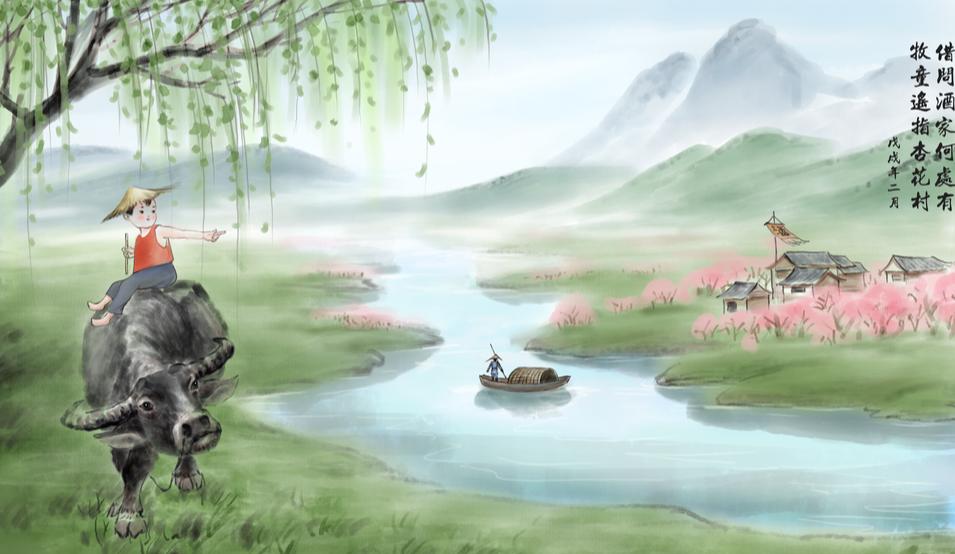 关于清明节的诗词或词句,清明节经典诗句和风俗