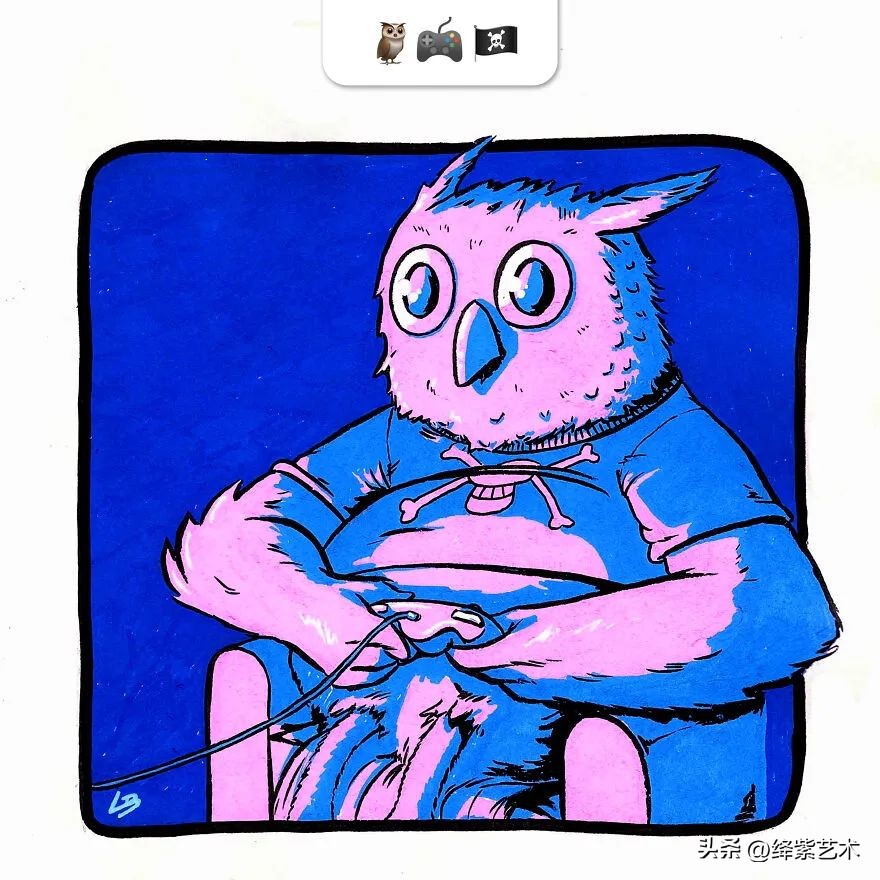 这组“符号”插画火了，你尽管出题，画不出来算我输