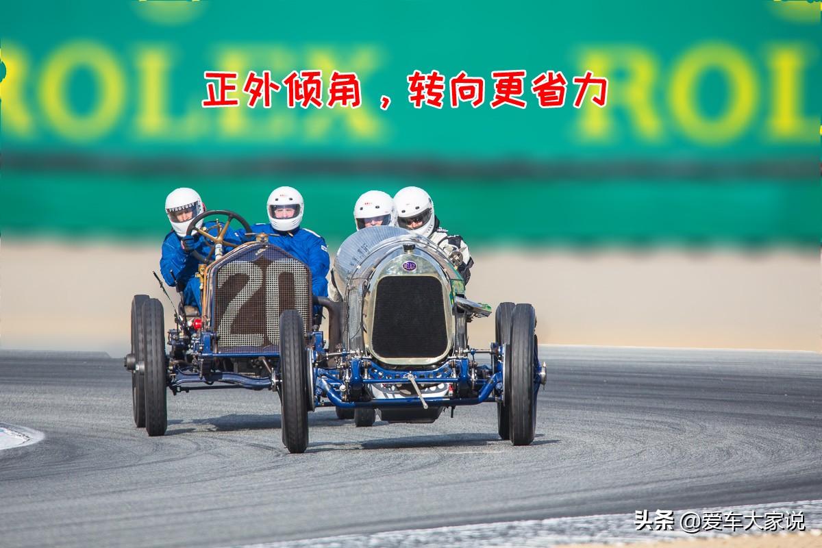 为什么有的汽车轮子是斜着的,汽车轮子改变