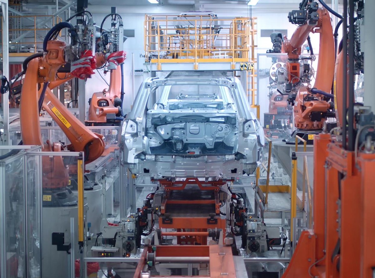 上汽大众宁波一期生产基地,上汽大众宁波工厂参观感受