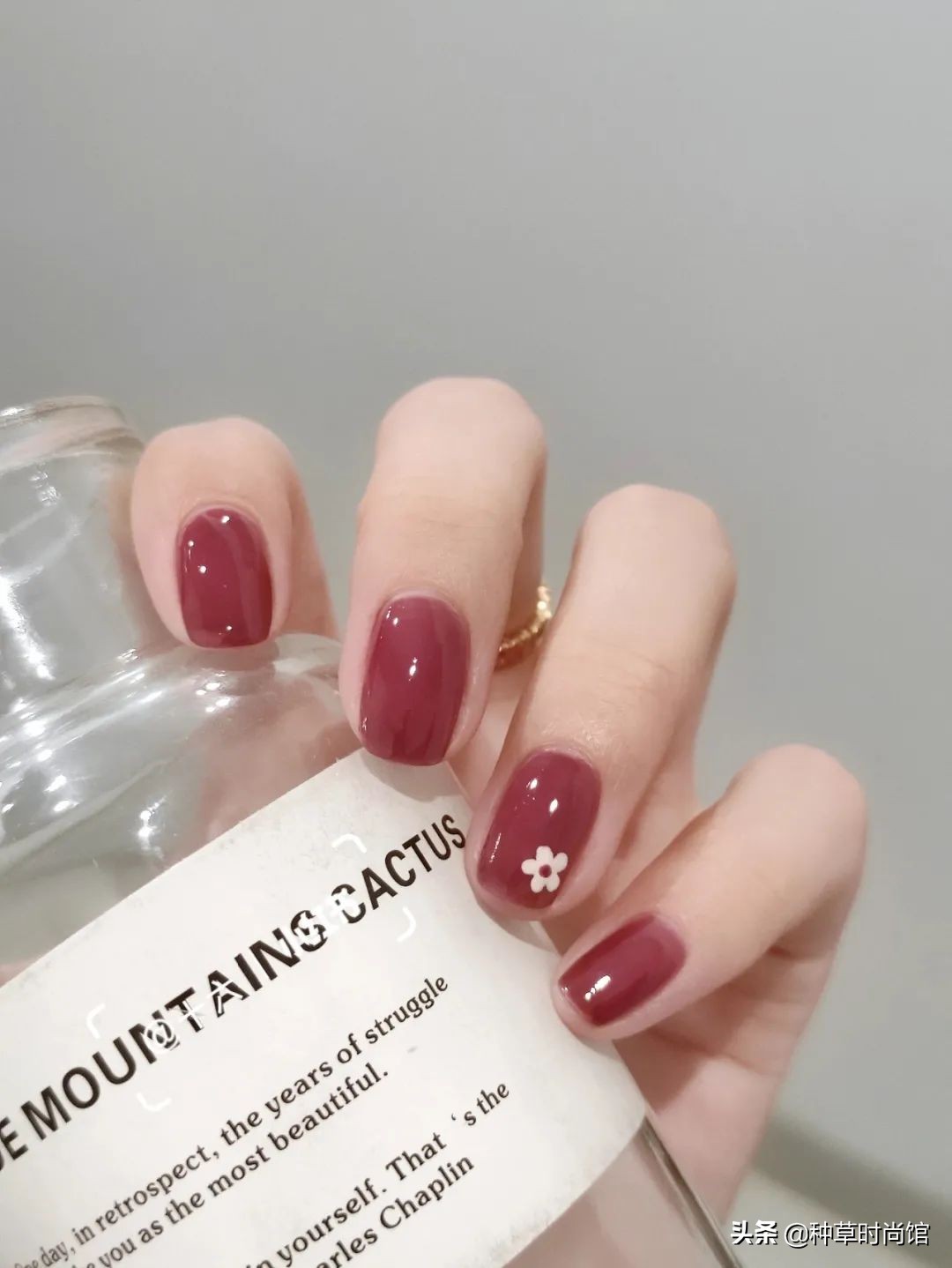 秋冬超显白高级感美甲,春日美甲图片最新款百搭