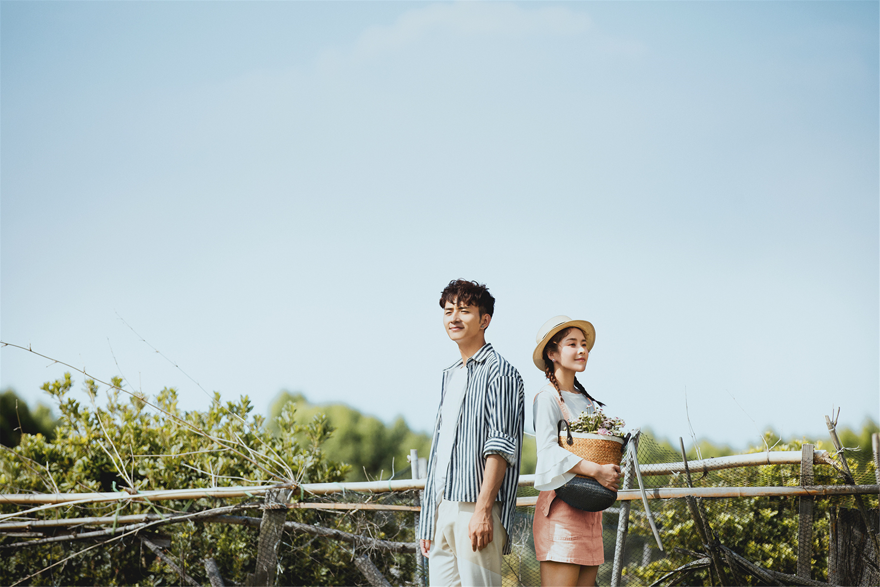 新年旗袍婚纱照,厦门海边婚纱照推荐