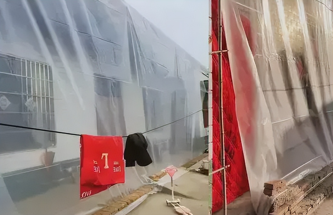 河南一户人家买了一块塑料布，让室内外温差达到23℃，什么原理？