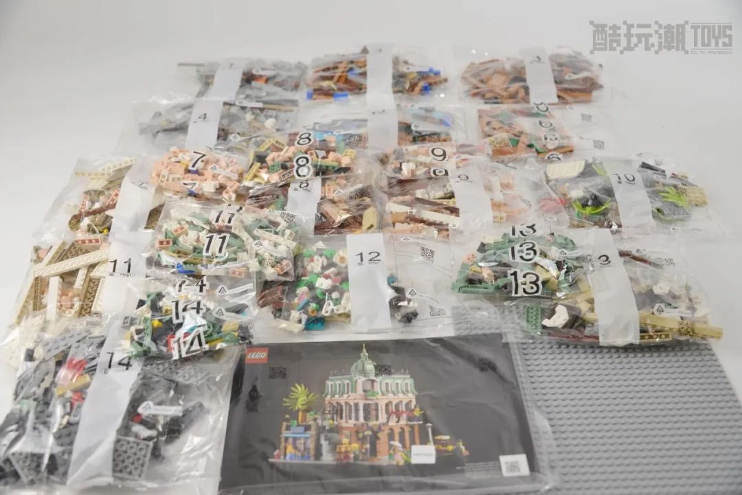 乐高街景巴黎转角内部细节,乐高转角精品酒店开箱视频