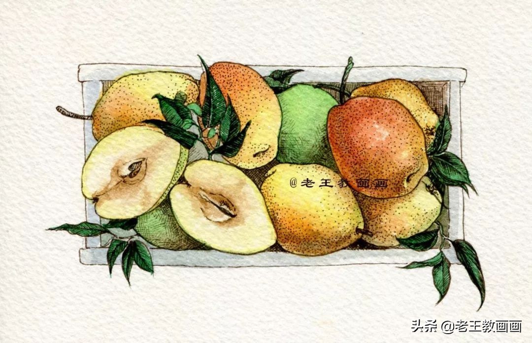 水彩不勾线怎么上色,水彩总是画不匀怎么办