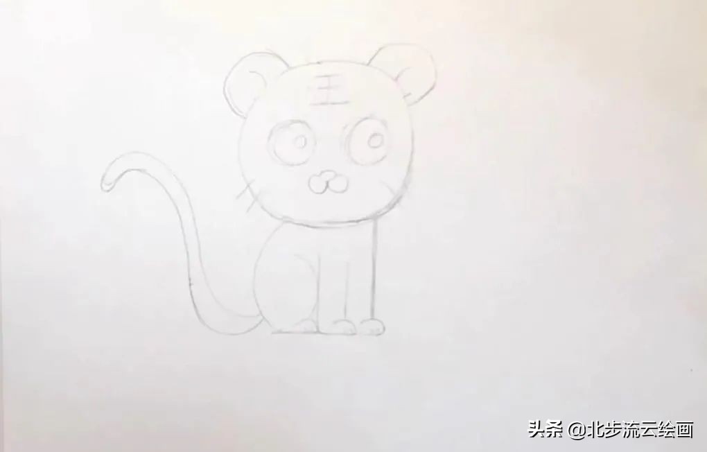 老虎简笔画怎么画简单又好看,老虎的眼睛怎么画简笔画