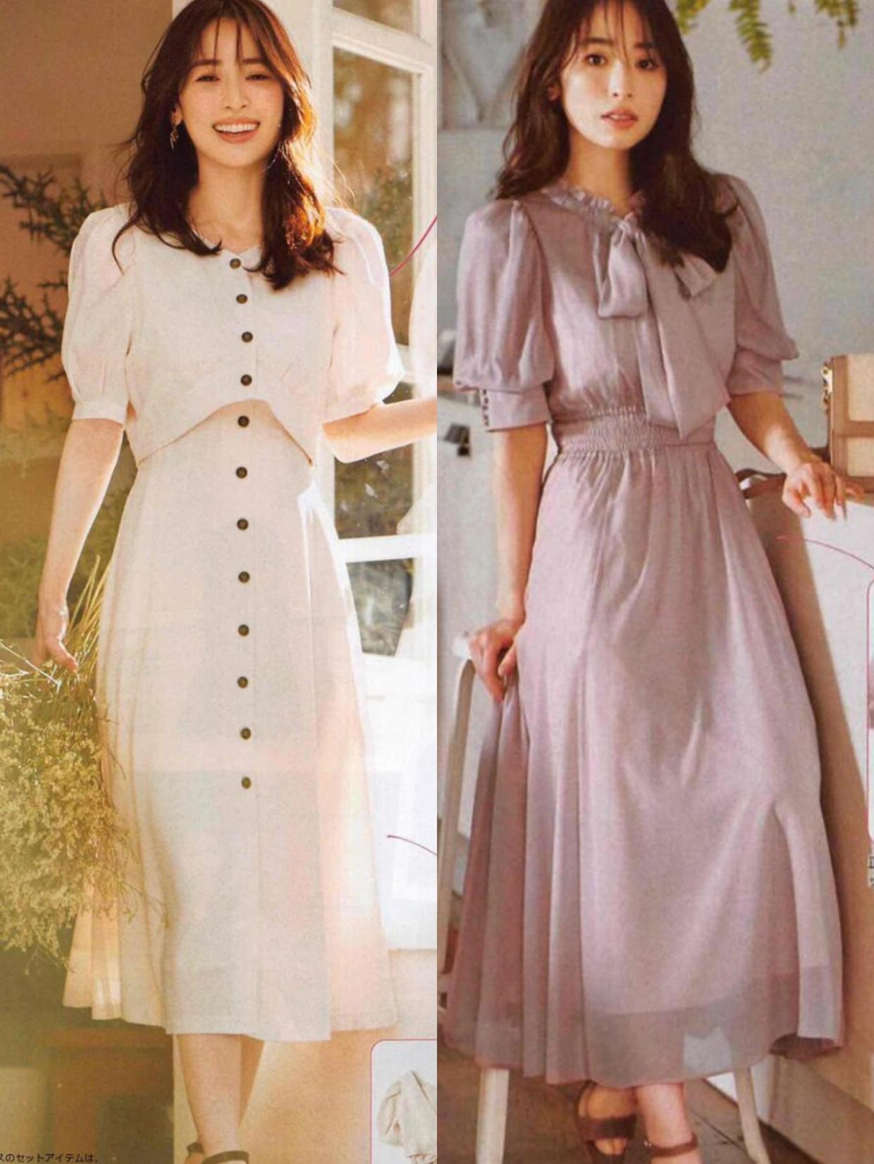 日系连衣裙穿搭,穿搭韩式博主夏季连衣裙推荐