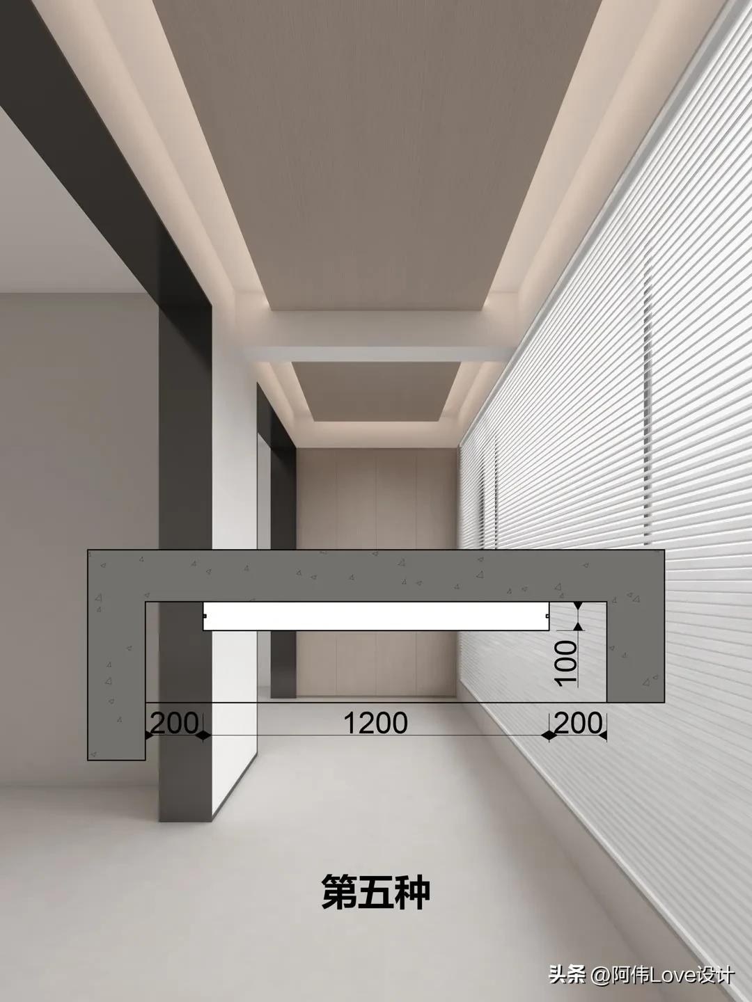 客厅带大阳台双阳台怎么设计,客厅阳台梁吊顶效果图