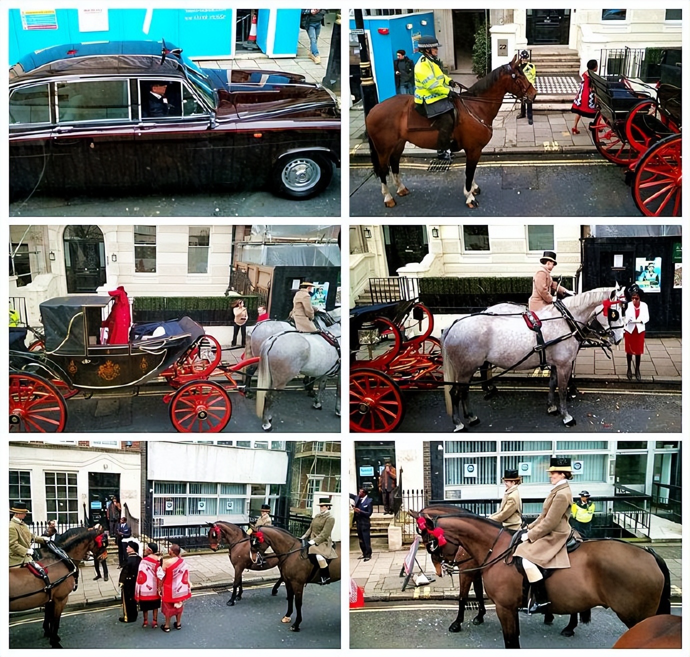 英国美女马术骑手,英国女王出行皇家马队