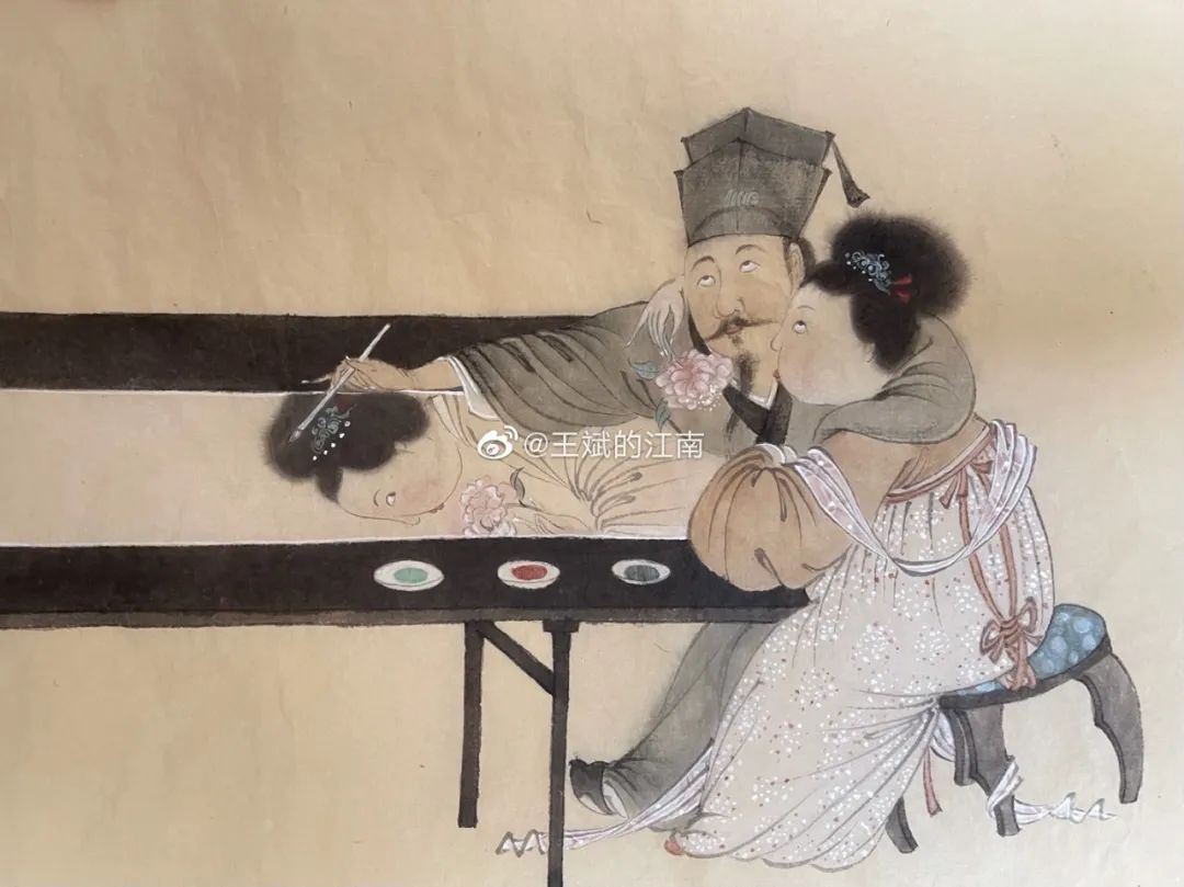 小伙笔下“不正经”的国画,惹万人爆笑!看完原谅我“想歪了”