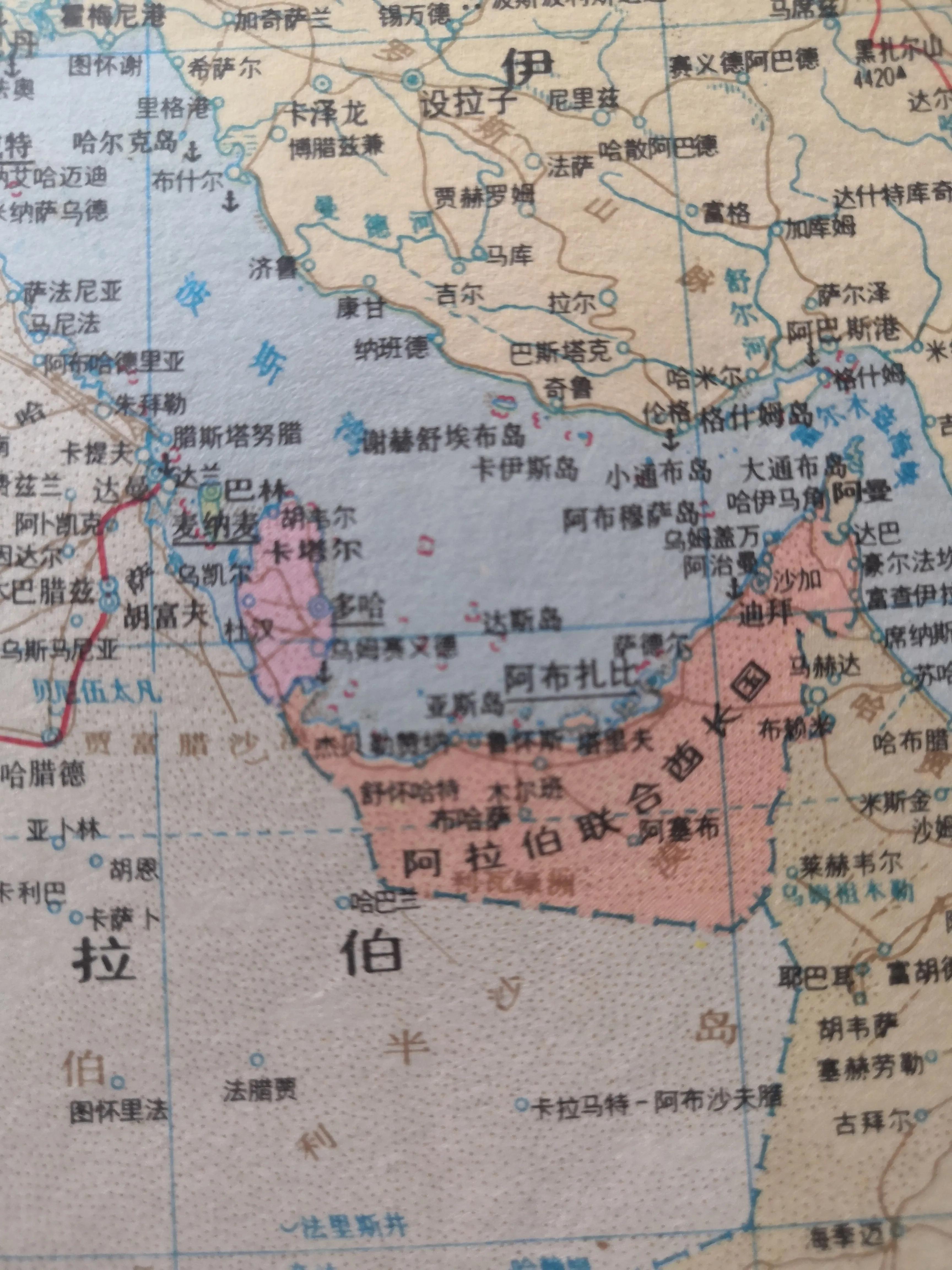 阿联酋阿布扎比地图,阿联酋地图完整版