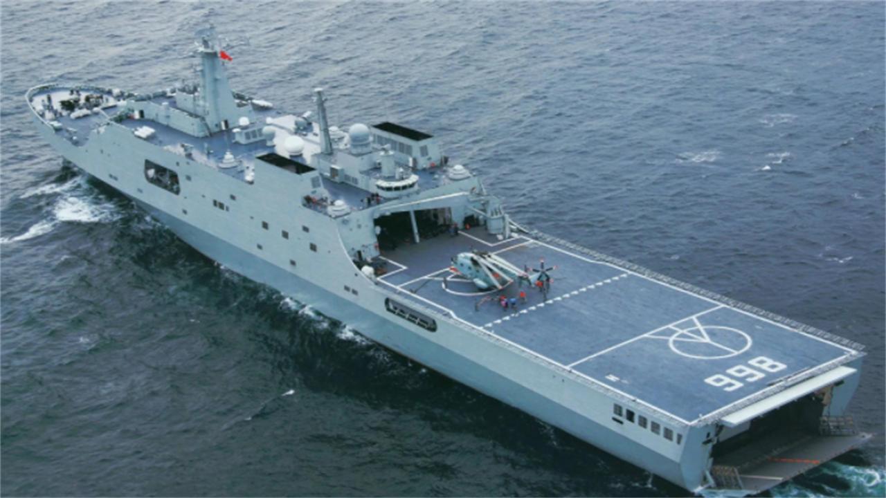 中国万吨巨舰出海视频,中国进口的最大战略舰