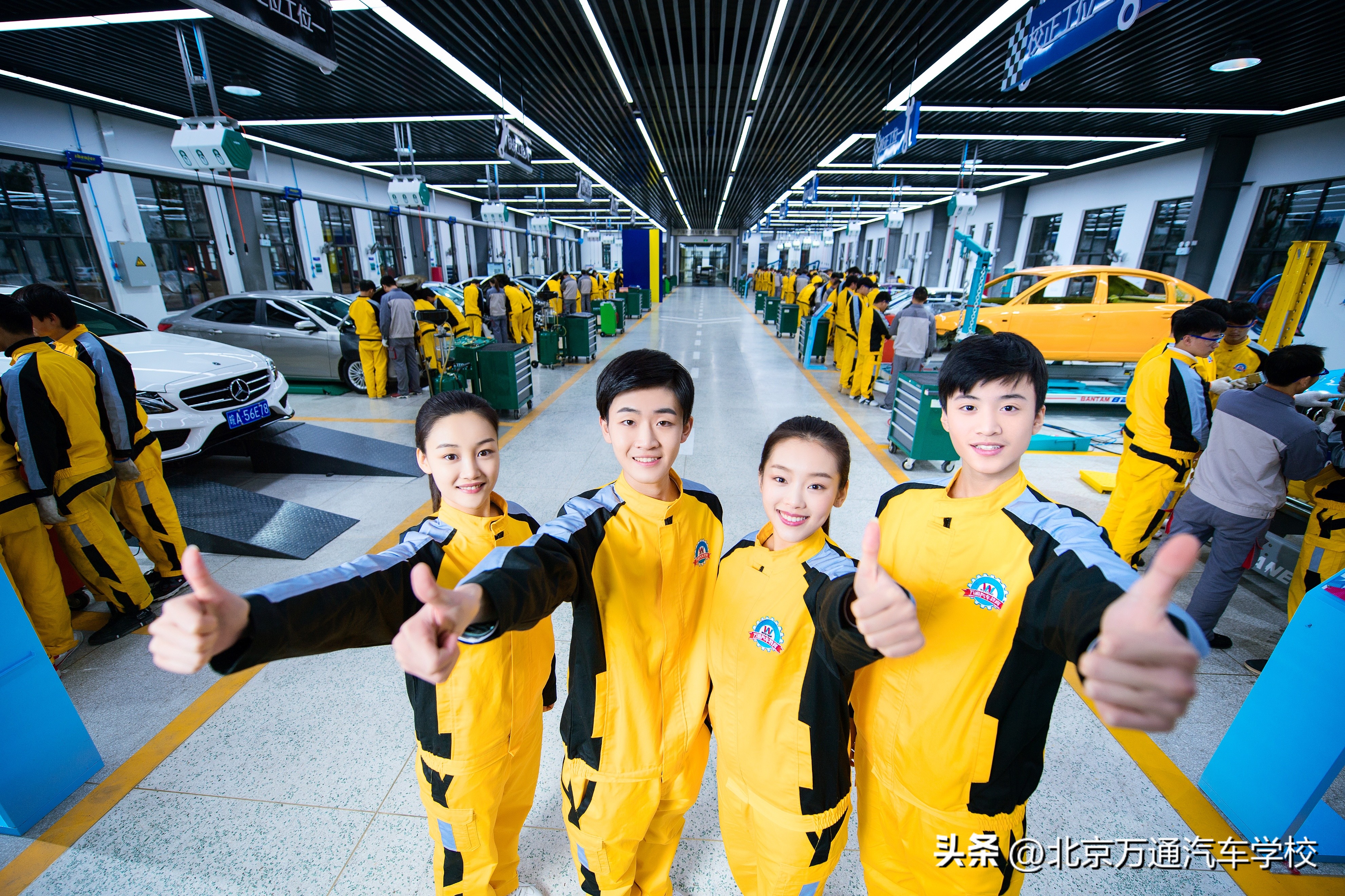 汽车维修去哪里学,初中毕业学汽车维修