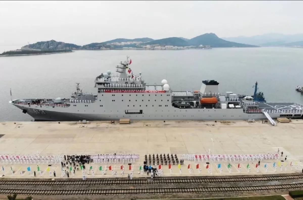 大国重器中国航母编队阅舰,我海军舰艇将访问柬埔寨和东帝汶