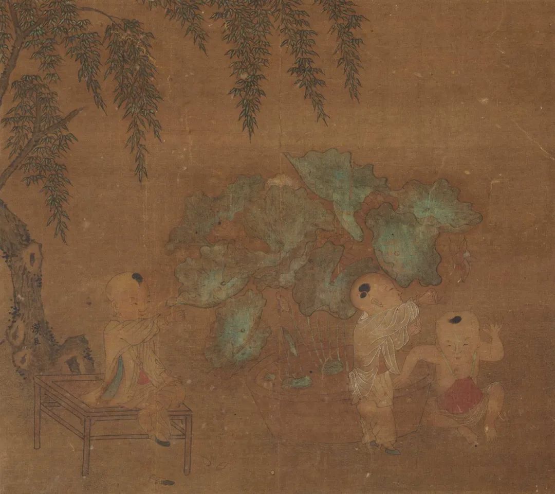 宋朝苏汉臣婴儿图,历史上的婴戏图