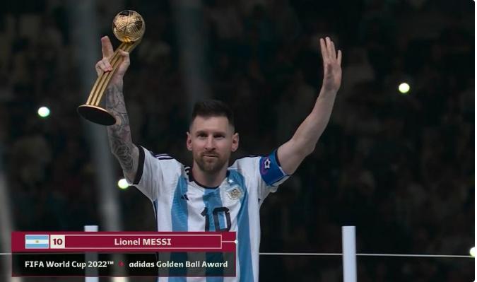 梅西2022世界杯颁奖典礼获奖感言,从梅西出道到现在各届金球奖