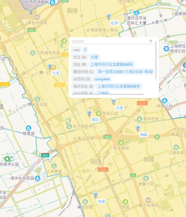 上海闵行区社区卫生服务中心配备CT设备，地址及分布在哪里？