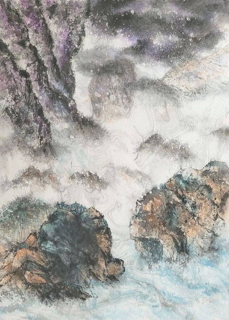 智水仁山行书书法,智水仁山书法