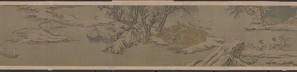 吴大恺山水画雪景的意境,吴大恺国画雪景视频最新