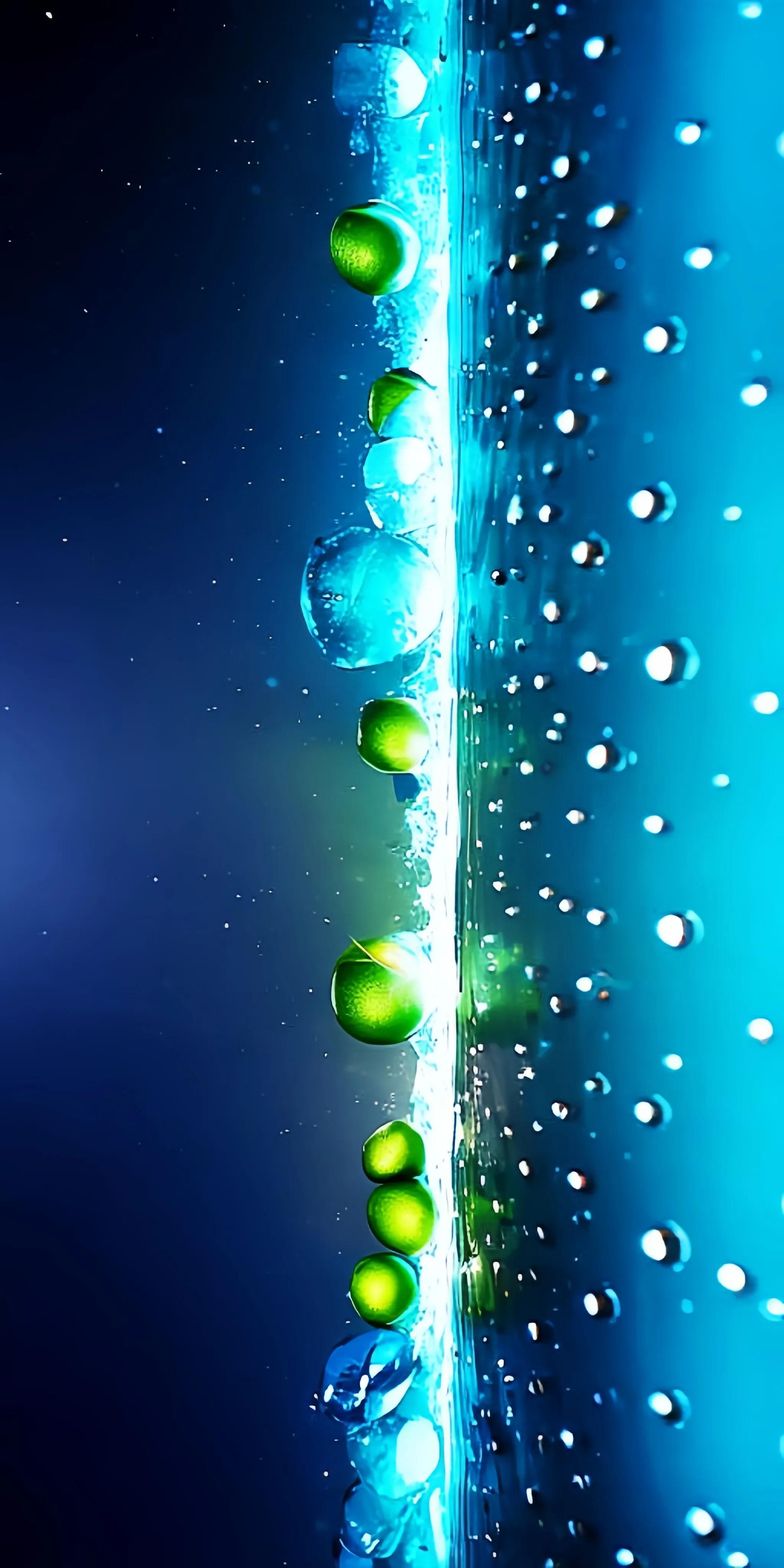 最清晰亮光风景竖版壁纸,水珠蓝色壁纸高清图片大全